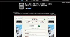 Desktop Screenshot of calculadora-redes.com